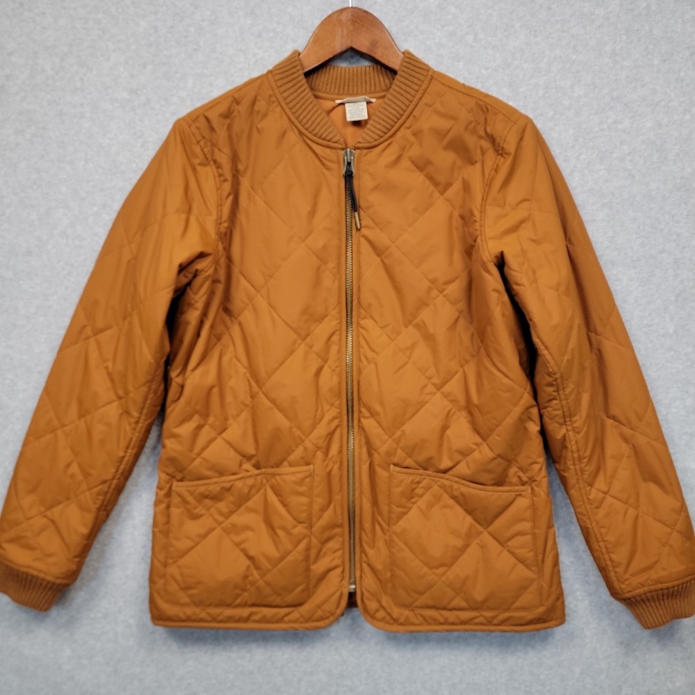 Duluth Trading Co Golden Harvest  Quilted Bomber Chore Jacket Women's Size S